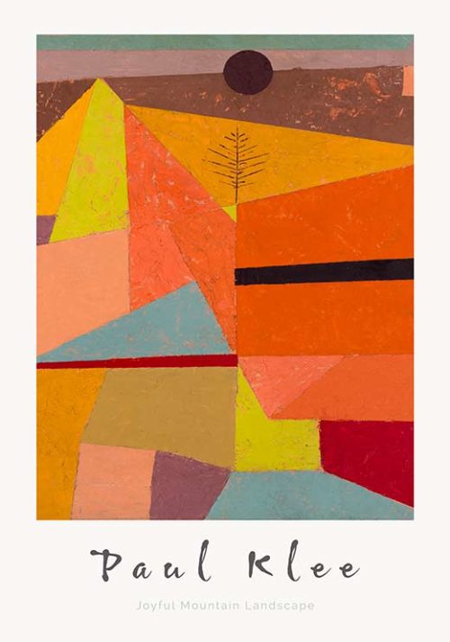 Joyful Mountain Landscape - Paul Klee