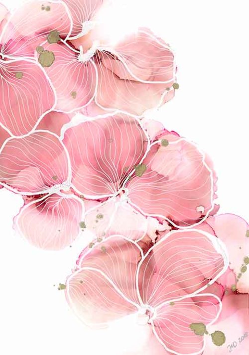 Pink Flower - Julie Bill