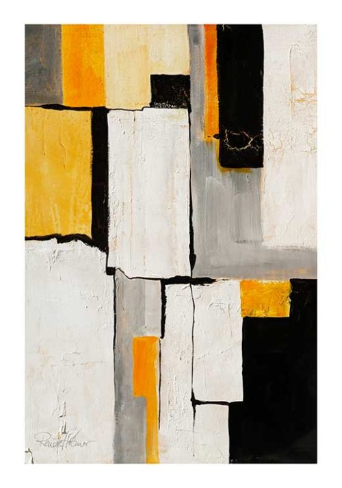 Yellow Squares - Renate Holzner