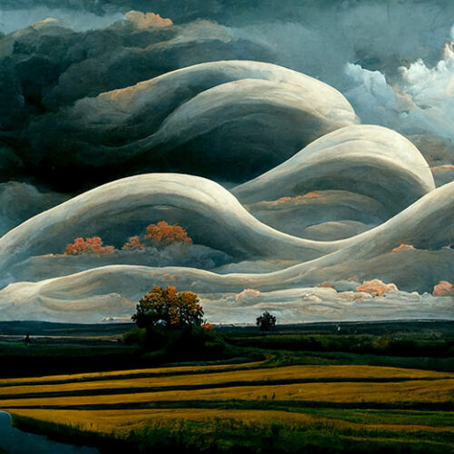 Curved Clouds 1 - Winnie Møller