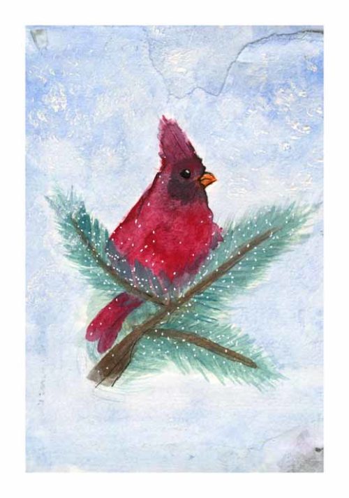 Christmas Bird - Lillepensel