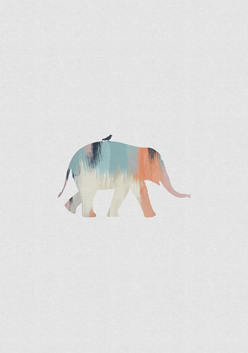 Pastel Elephant - Orara Studio